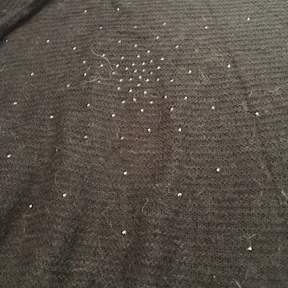 NWOT Wildfox Janice Rhinestone Sweater Black Size Medium - Picture 12 of 12